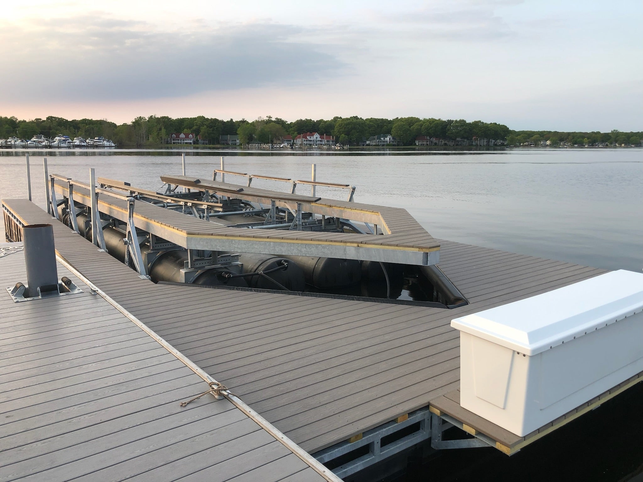 Photo of a PolyLift in the water