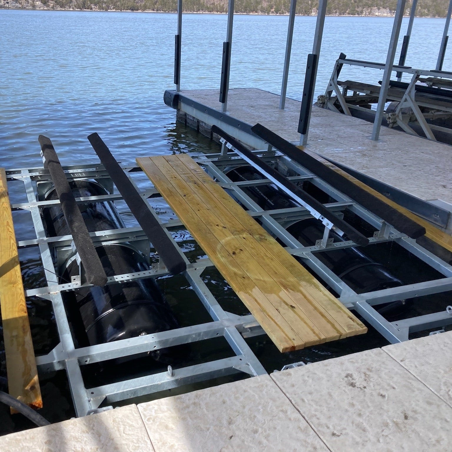 PWIC Lift in the water